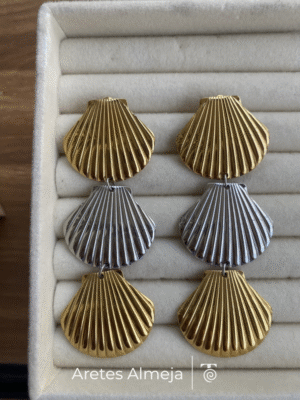 Aretes Almeja Reina