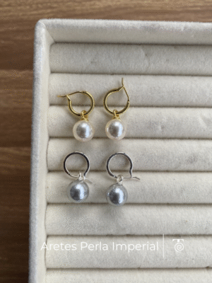 Aretes Perla Imperial